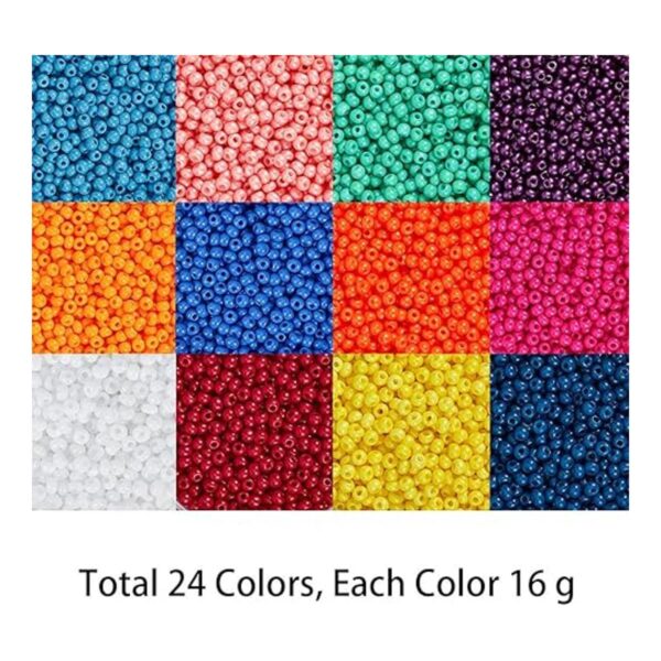 PH PandaHall 24 000 cuentas de cristal multicolor 24
