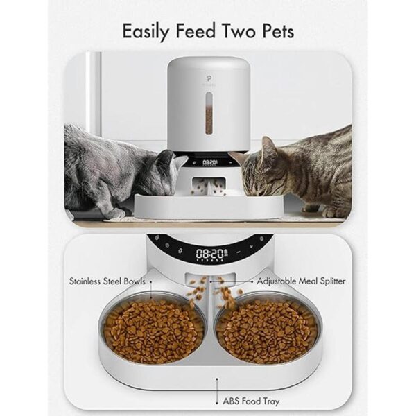 PETLIBRO Automatic Cat Feeder for Two Cats 5L Dry Food_2