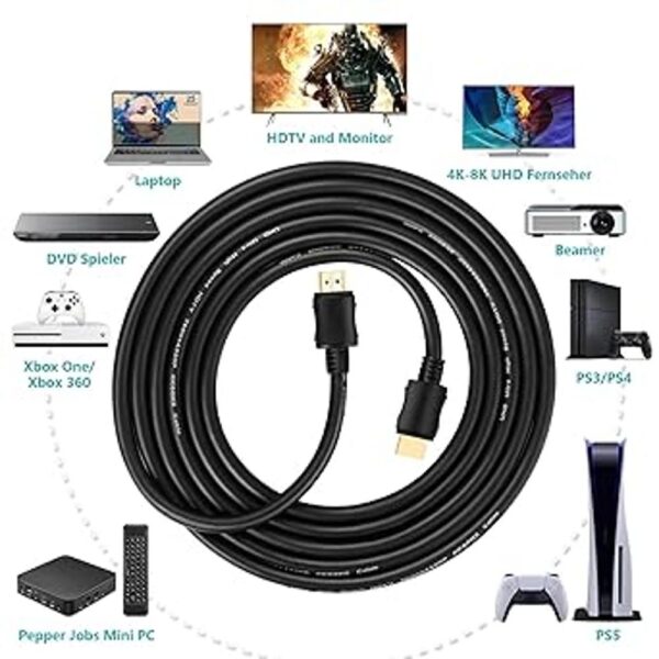 PEPPER JOBS 8K HDMI 2.1 Cable 48gbps Certificado Ultra_2