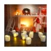 PChero Luces de té a pilas con temporizador 12 velas LED_6