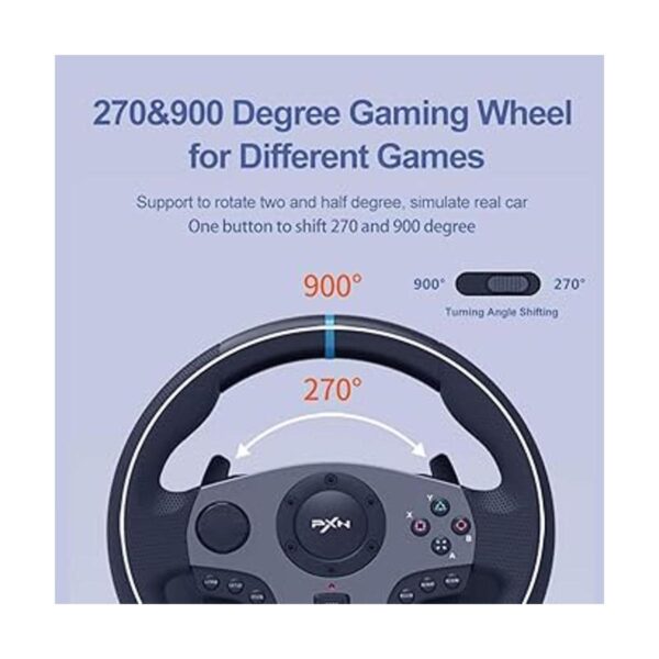 PC Steering Wheel PXN V9 Universal Usb Car Sim 270900_3
