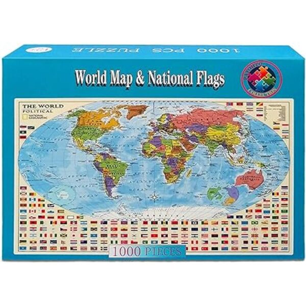 PAYOHTO Rompecabezas de mapa del mundo político 1000_2