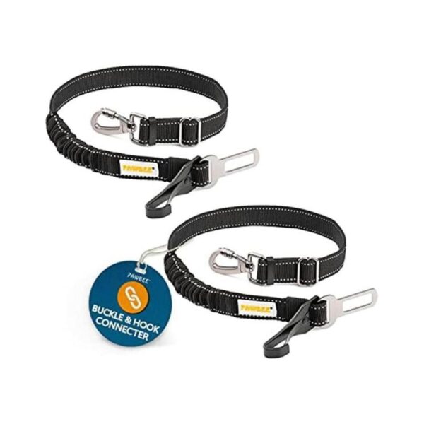 PAWBEE Cinturón de seguridad para perro 2 cinturones de_1