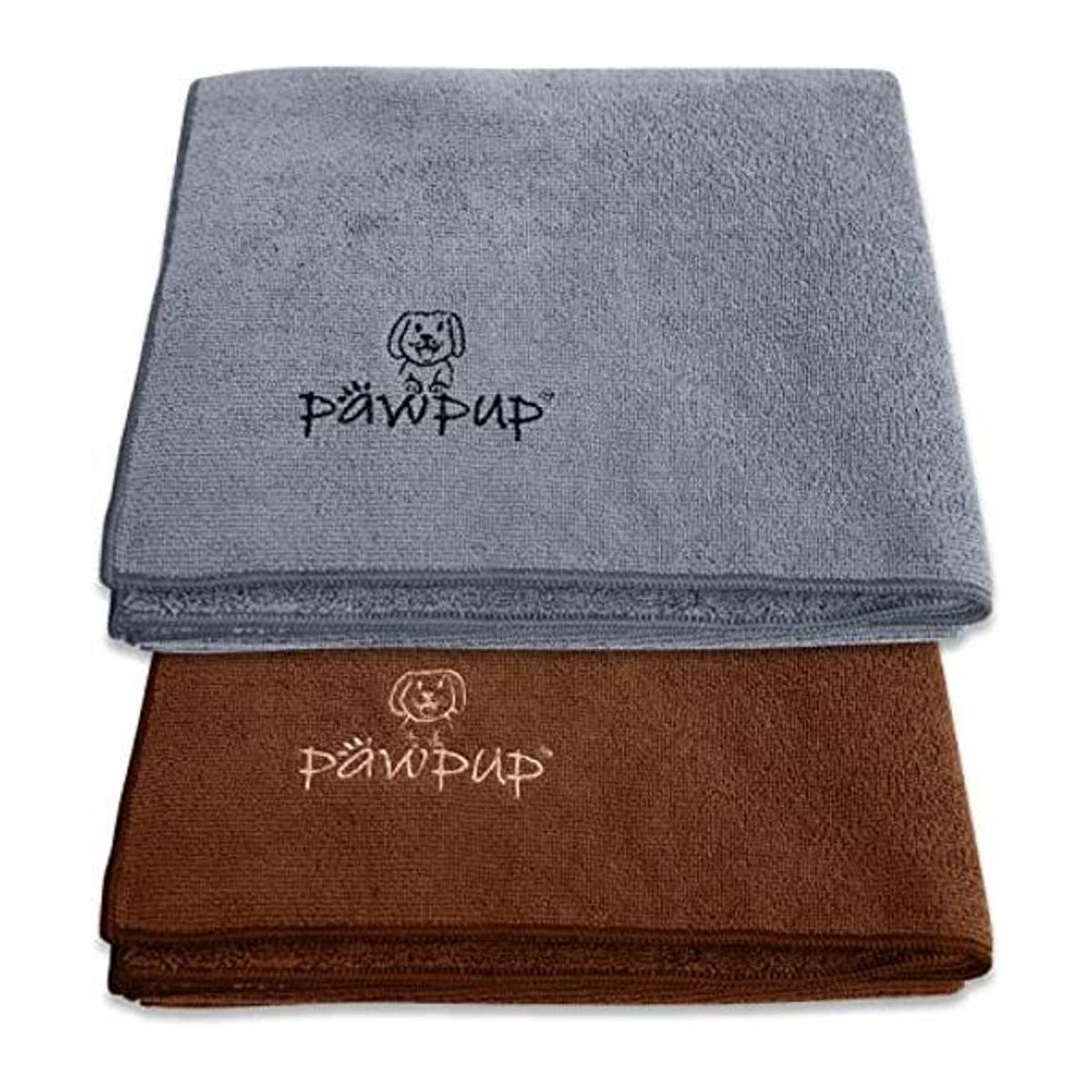 PAWPUP Toalla para perro superabsorbente paquete de 2