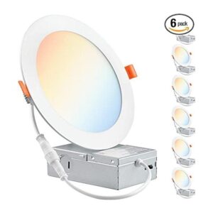 PARMIDA Lámpara de techo empotrada LED ultrafina de 6_1