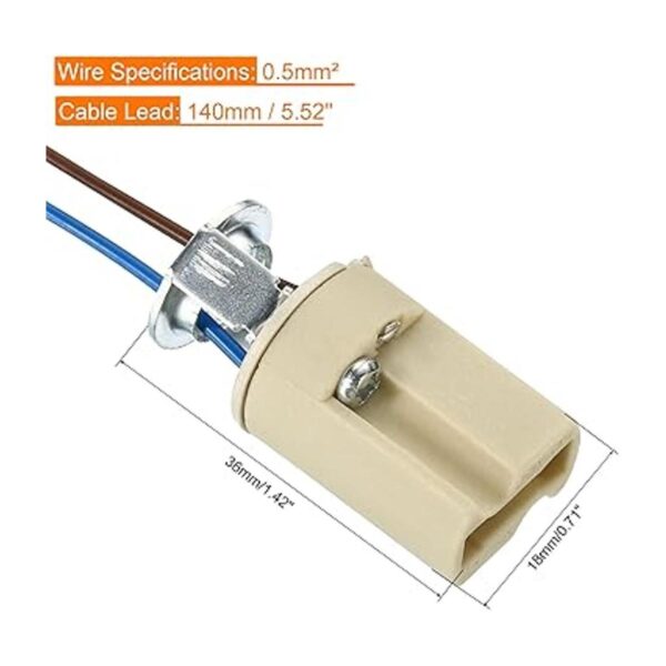 PATIKIL G9 Enchufe de base de luz paquete de 2 bombillas_2
