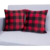 PAVILIA Buffalo Check Juego de 2 fundas de almohada a