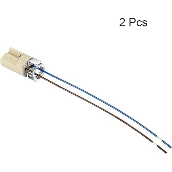 PATIKIL G9 Enchufe de base de luz paquete de 2 bombillas_3