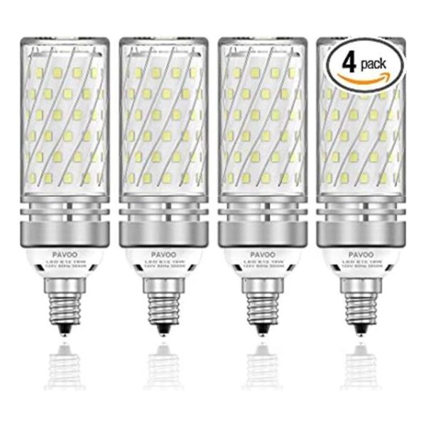 PAVOO Bombillas LED E12 bombillas LED de 16 W