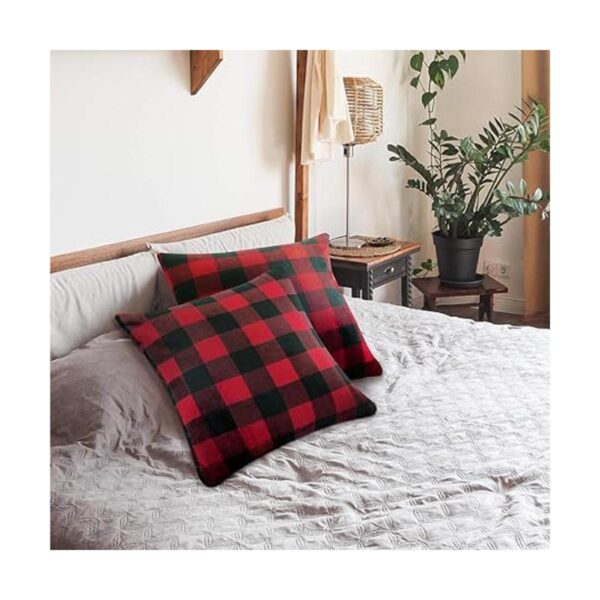 PAVILIA Buffalo Check Juego de 2 fundas de almohada a
