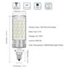 PAVOO Bombillas LED E12 bombillas LED de 16 W
