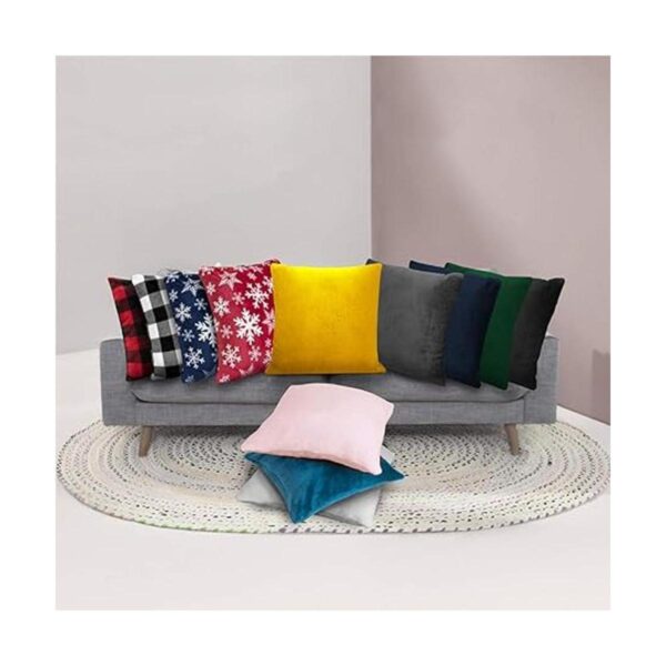 PAVILIA Buffalo Check Juego de 2 fundas de almohada a