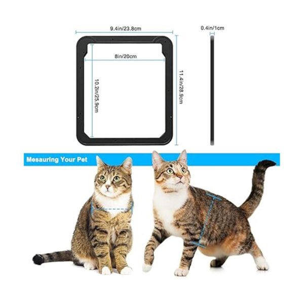 Ownpets Puerta de pantalla para mascotas puerta interior_5