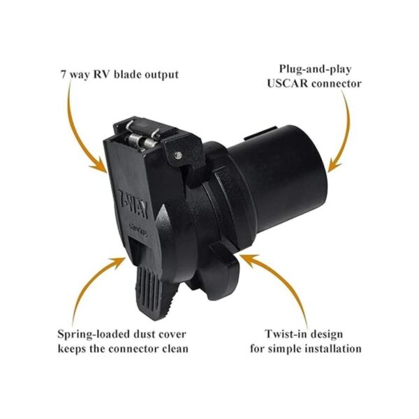 Oyviny USCAR a RV Adaptador de enchufe de remolque de 7_2