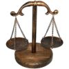 OwlGift Bandeja de metal Libra de estilo vintage con base_4