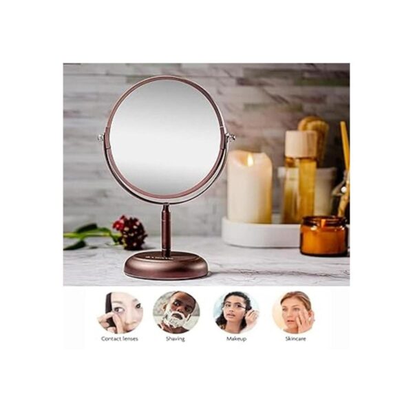 Ovente Espejo de maquillaje de mesa de 7 pulgadas aumento