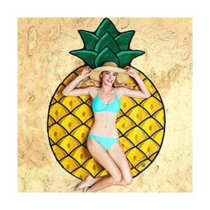 OutyFun Toalla de playa gruesa piña gigante toalla_1