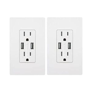 Outlet with USB High Speed Charger 4.2A Charging_1