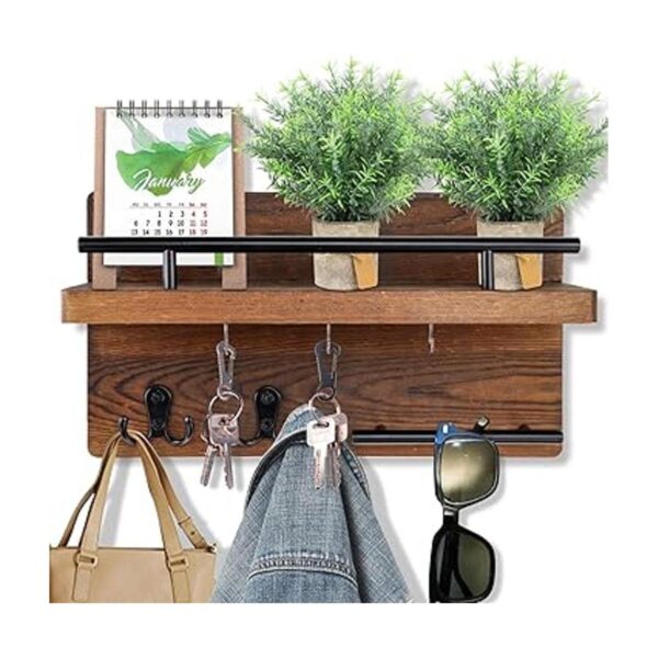 OurWarm Soporte para llaves de pared con 5 ganchos para_2