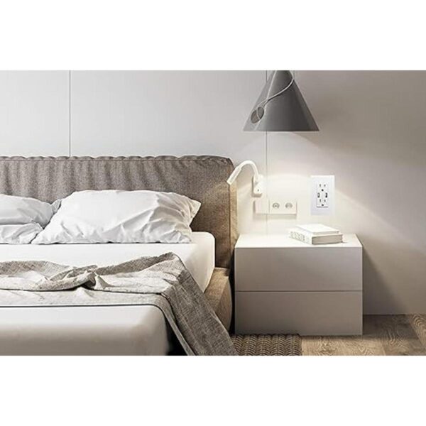 Outlet with USB High Speed Charger 4.2A Charging_4