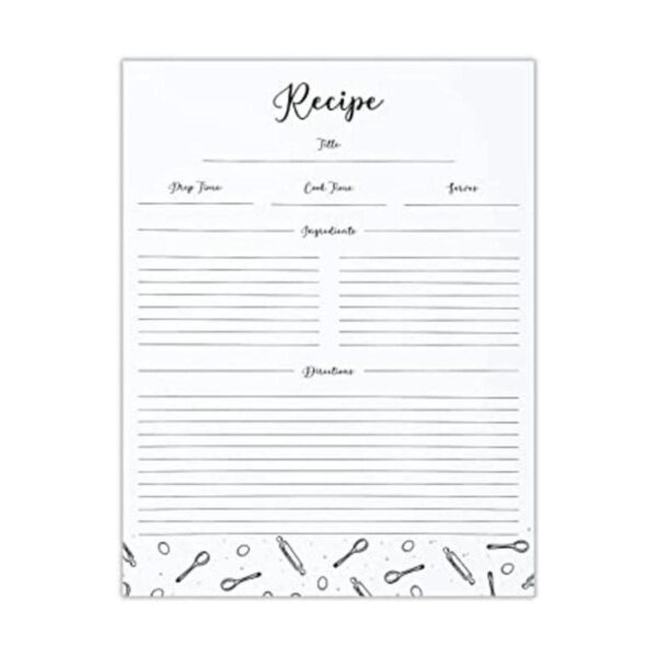 Outshine Papel de receta prémium para carpetas de recetas_1