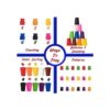 Osos de conteo coloridos con tazas a juego 100 osos_6