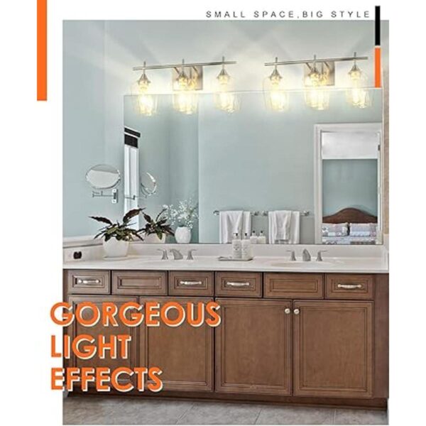 Osimir Lámpara de baño moderna casa de campo de 3 luces_2