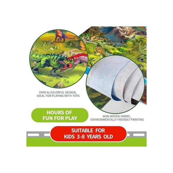 Oriate Tapete de juguete para niños tapete de juego de_4