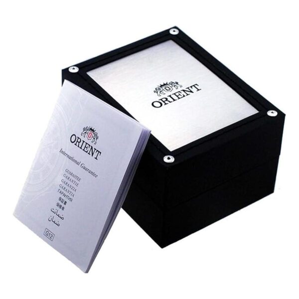 Orient abierto corazón automático esfera blanca reloj para_2
