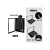 Organizador vertical para collares almacenamiento de