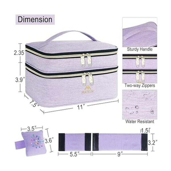 Organizador de suministros de costura caja de costura de_4