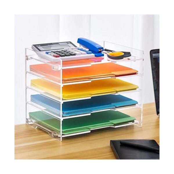 Organizador de papel de archivo y bandeja de letras para_3