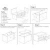 Organizador de papel de archivo y bandeja de letras para_6