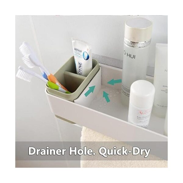 Organizador de pared de baño adhesivo de almacenamiento_4