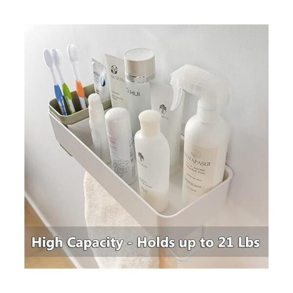 Organizador de pared de baño adhesivo de almacenamiento_2