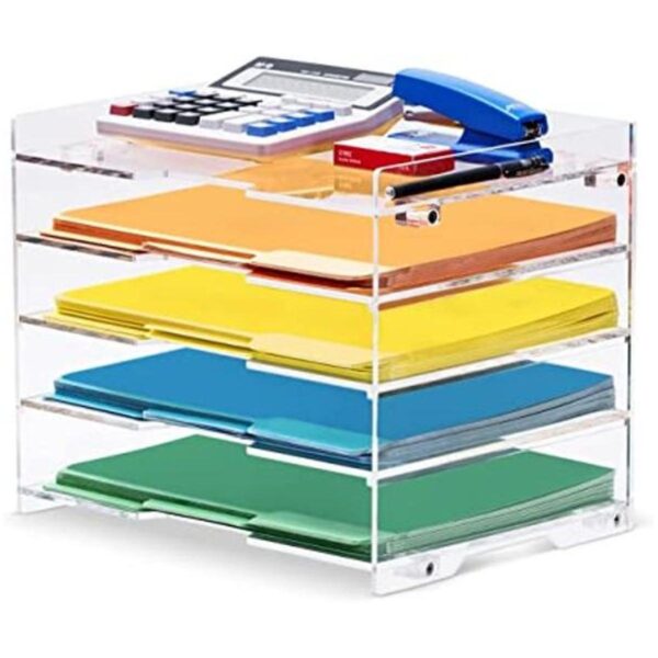 Organizador de papel de archivo y bandeja de letras para_1