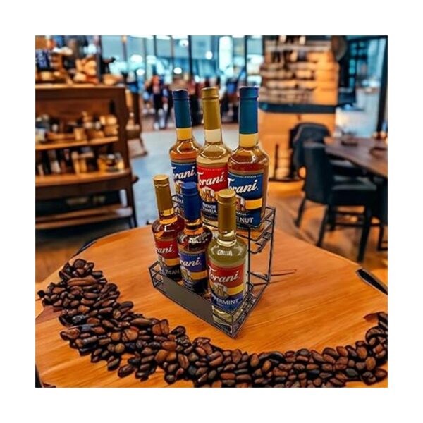 Organizador de licores estante para jarabe de café