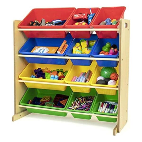 Organizador de juguetes para niños con cajas de_1