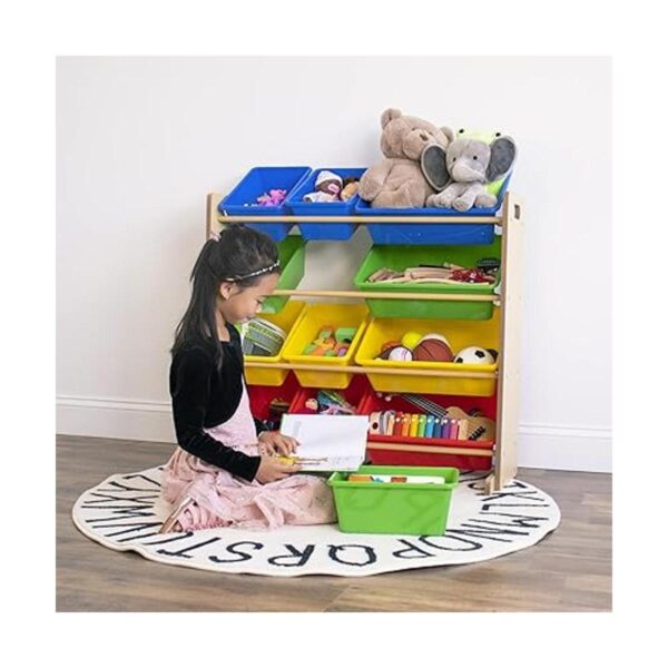 Organizador de juguetes para niños con cajas de_2