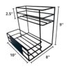 Organizador de licores estante para jarabe de café