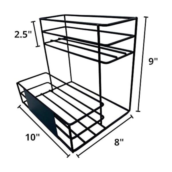 Organizador de licores estante para jarabe de café