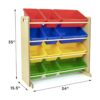 Organizador de juguetes para niños con cajas de_4