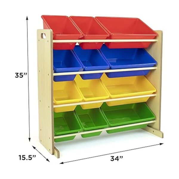 Organizador de juguetes para niños con cajas de_4