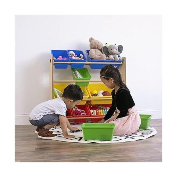 Organizador de juguetes para niños con cajas de_3