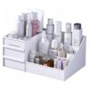 Organizador de escritorio de maquillaje con cajones