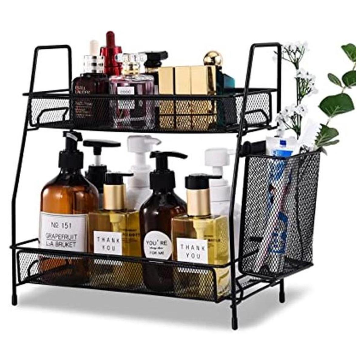 Organizador de encimera para encimera de baño organizador