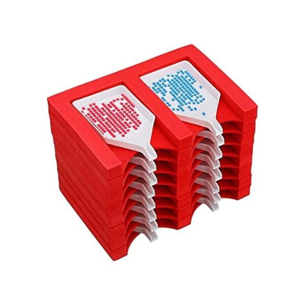 Organizador de bandeja de pintura de diamantes con 16