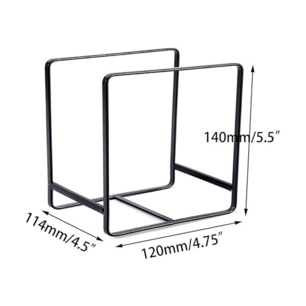 Organizador de 2 soportes para platos estante de_2