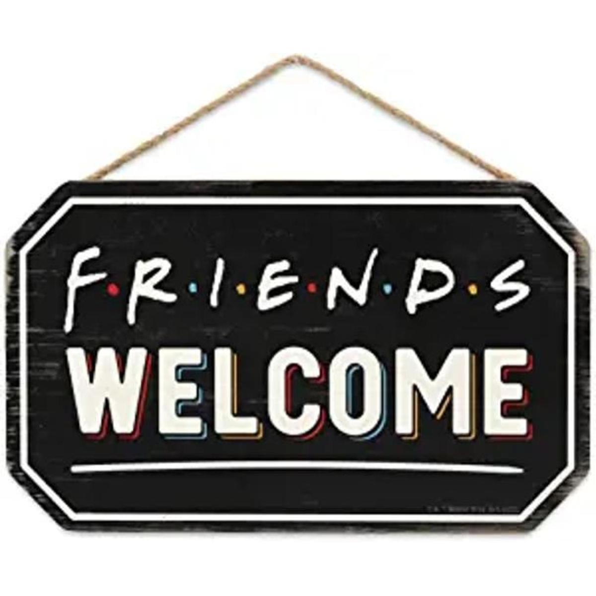 Open Road Brands Friends Welcome Decoración de pared de