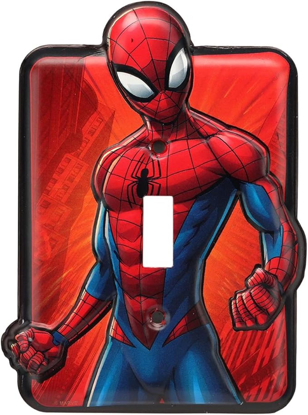 Open Road Brands Marvel SpiderMan Placa de interruptor de